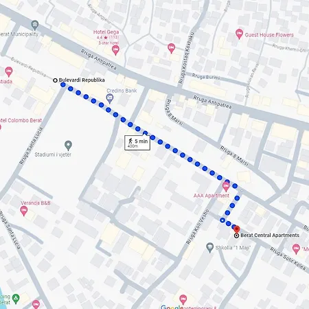 Berat Central Studio Apartment